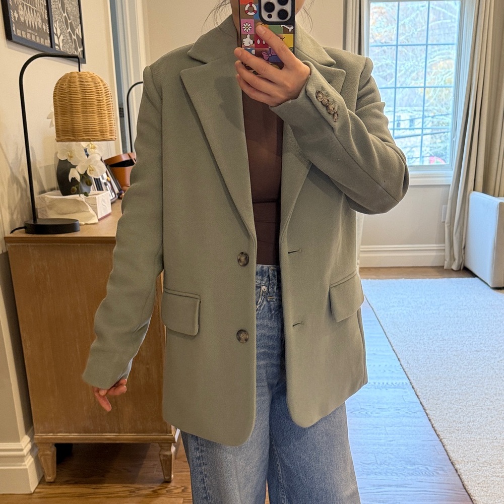 & other stories Sage Green Blazer